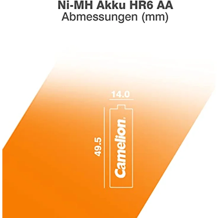 Camelion 17027406 Akku (NiMH, R6, Mignon, AA, 2700 mAh, inkl. Aufbewahrungsbox geeignet für 4 x Akkus) 4er-Pack – Bild 4