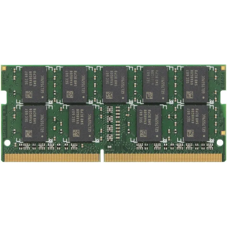 Synology D4ES03-8G, 8GB DDR4-RAM SO-DIMM, 2666 MHz, mit ECC, für NAS-Systeme, Grün