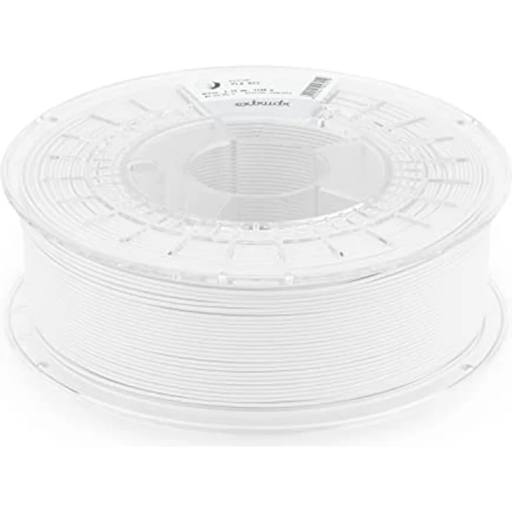 Extrudr 3D-Filament PLA+ white 1.75mm 1100g Spule – Bild 2