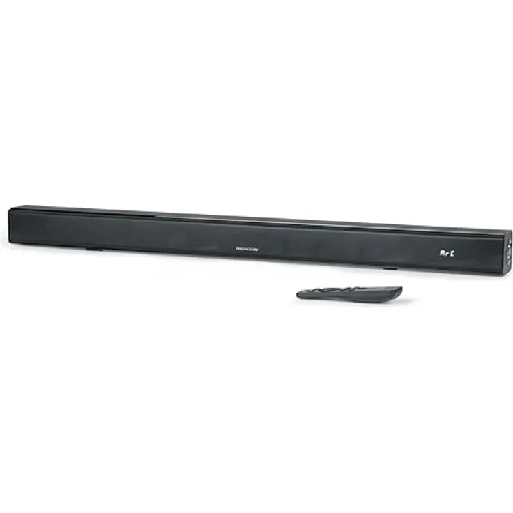 Thomson SB180BT Soundbar, 120W Gesamt-Musikleistung, Bluetooth 5.3, wandmontierbar, USB-Wiedergabe, Fernbedienung, Höhen- & Bassregelung