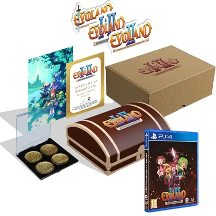 SELECTA PLAY Evoland 10th Anniversary Edition, PS4-Spiel mit dynami­schem Grafik- und Gameplay-Wechsel, humorvoller Story und RPG-Referenzen