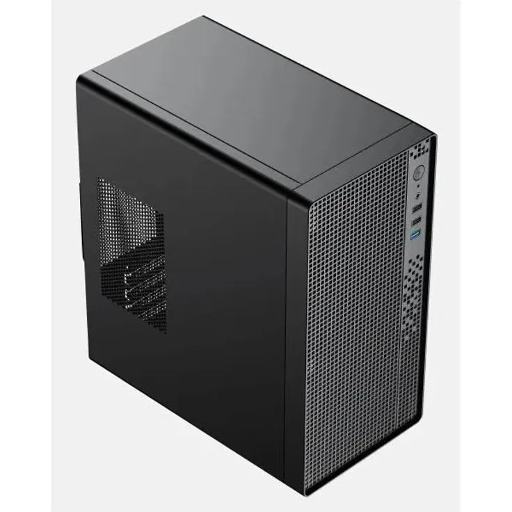 Approx APPC-901F, PC Gehäuse für mATX und ITX mit 500-Watt-Stromversorgung, Schwarz