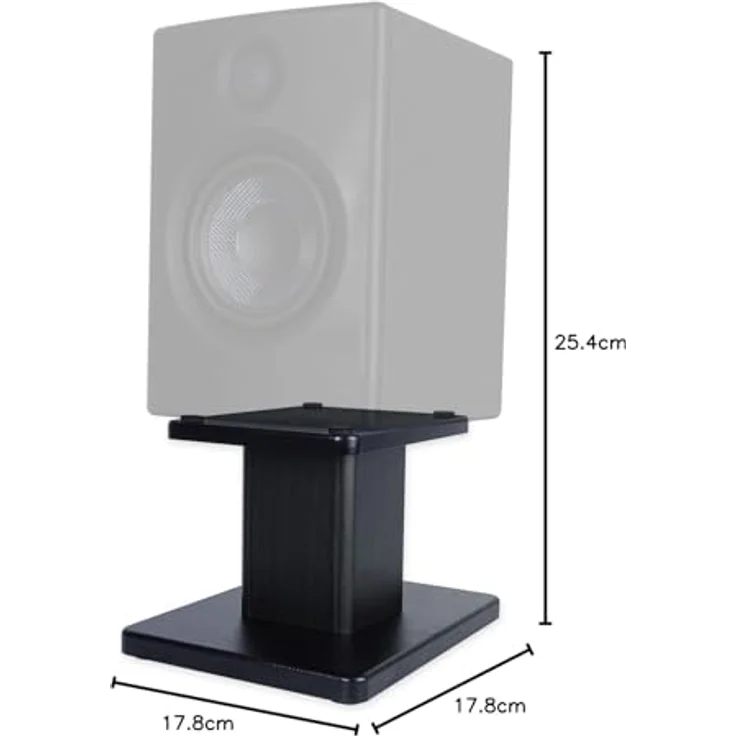 Presonus Eris Studio 4, Aktive PC-Lautsprecher mit 100 W und keepdrum Boxenständern, ideal für Home-Studio – Bild 10
