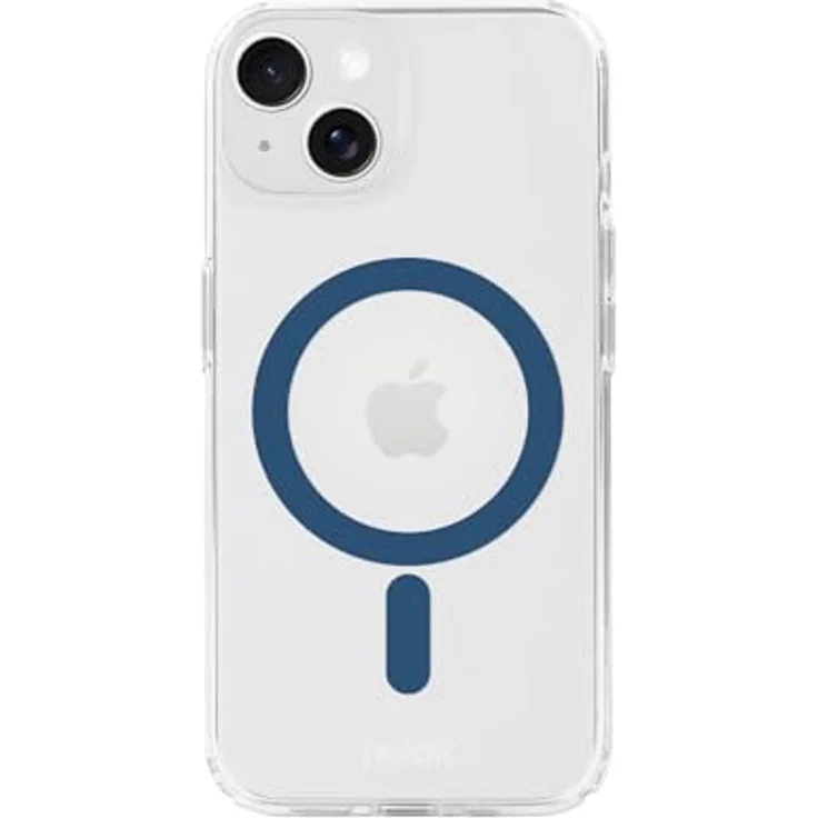 holdit - iPhone 15/14/13 Hülle kompatible mit MagSafe - Ultra Dünn - Denim Blue/Transparent – Bild 1