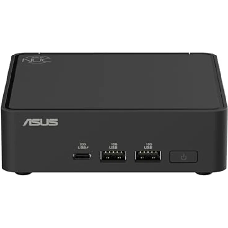 Asus NUC 15 Pro Mini PC Barebone schwarz, Intel Core 7, DDR5, Wi-Fi 7, kompakt, effizient – Bild 1