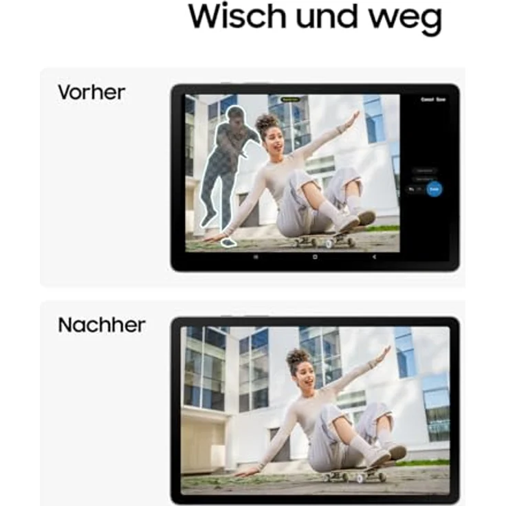 Samsung Galaxy Tab S10 Lite 5G, 27.7 cm (10.9 Zoll) Android-Tablet mit 128 GB Speicher, grau, 2 GHz Prozessor, S Pen inklusive – Bild 7