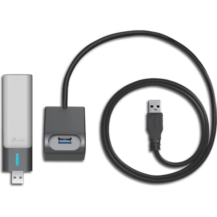 TP-Link Archer TX50UH, WLAN-Adapter mit 3000 Mbit/s, Schwarz, Wi-Fi 6, USB 3.2, Ideal für PC/Laptop – Bild 3