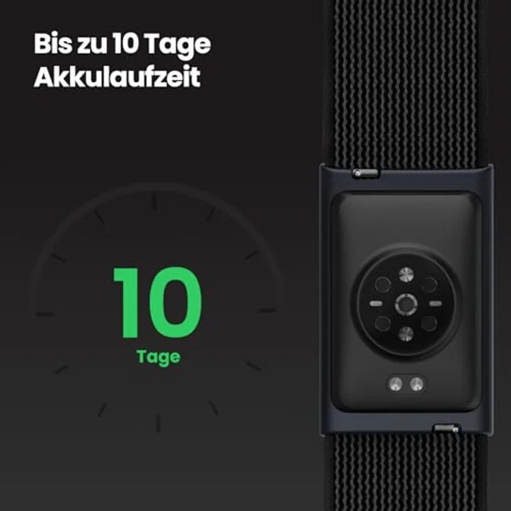 Amazfit Helio Strap Fitness-Tracker Armband, 24/7 Aktivitäts- und Schlaftracker, Herzfrequenzmonitor, 10 Tage Akkulaufzeit, 27 Sportmodi, abonnementfrei für Android & iPhone – Bild 5