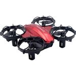 Modster Breezy Drohne RTF, Mini-Kameradrohne mit 7 Minuten Flugzeit, Schwarz-Rot, Abstandssensoren, Höhenstabilisation