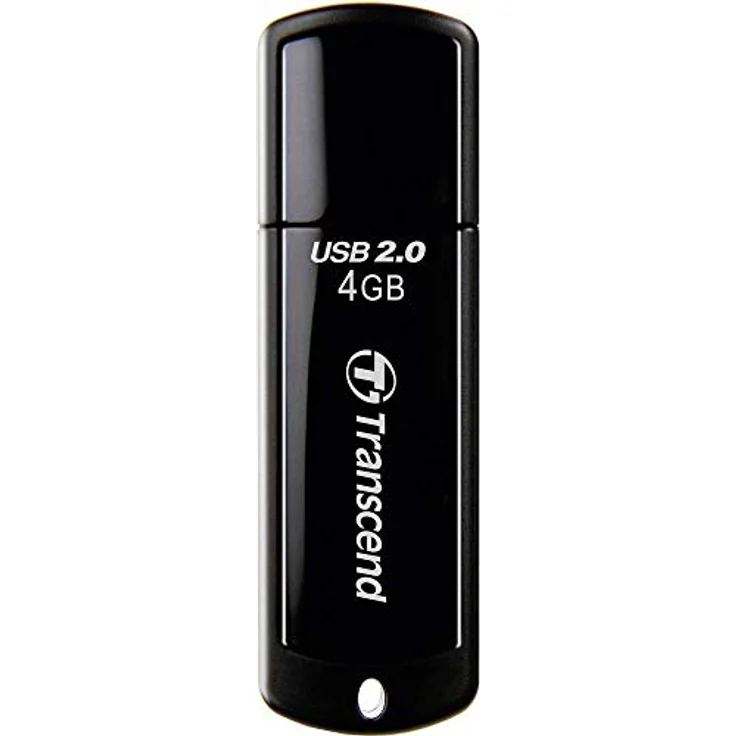 Transcend JetFlash 350 4GB USB-Stick (nur 8,5g) schwarz – Bild 2