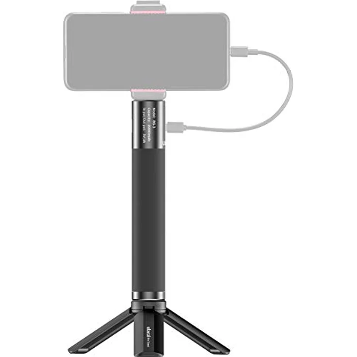 Ulanzi BG-3 PowerBank Grip 10.000 mAh mit Stativ, Schwarz – Bild 1