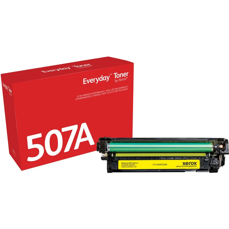 Xerox Everyday 507A Toner, gelb, kostensparend mit lebenslanger Garantie, 50-60% günstiger als Original – Bild 1