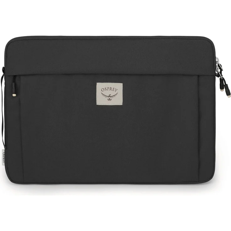 Osprey Arcane Laptophülle 35 cm (14.17"), Notebooktasche aus widerstandsfähigem Polyester mit Aussentasche, Schwarz
