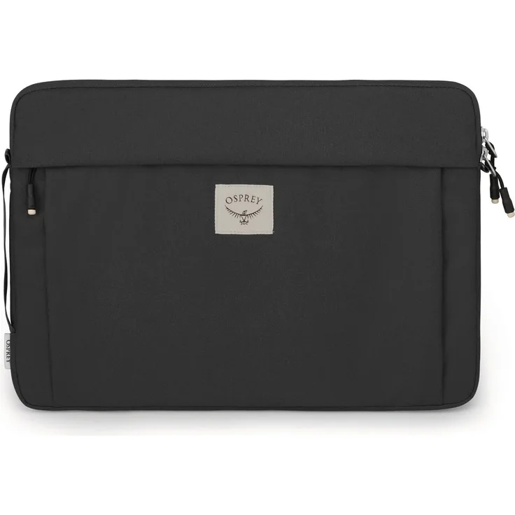 Osprey Arcane Laptophülle 35 cm (14.17"), Notebooktasche aus widerstandsfähigem Polyester mit Aussentasche, Schwarz