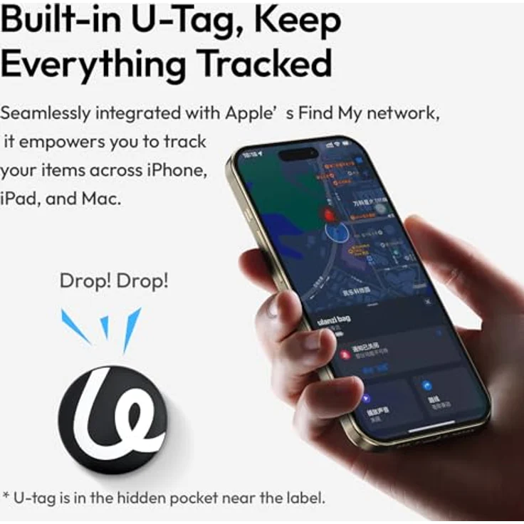 ULANZI BP04 Hartschalen-Kamerarucksack 25L mit Apple Find My Integration, wasserdicht und stoßdämpfend, für Tablets und Laptops bis 16 Zoll – Bild 5