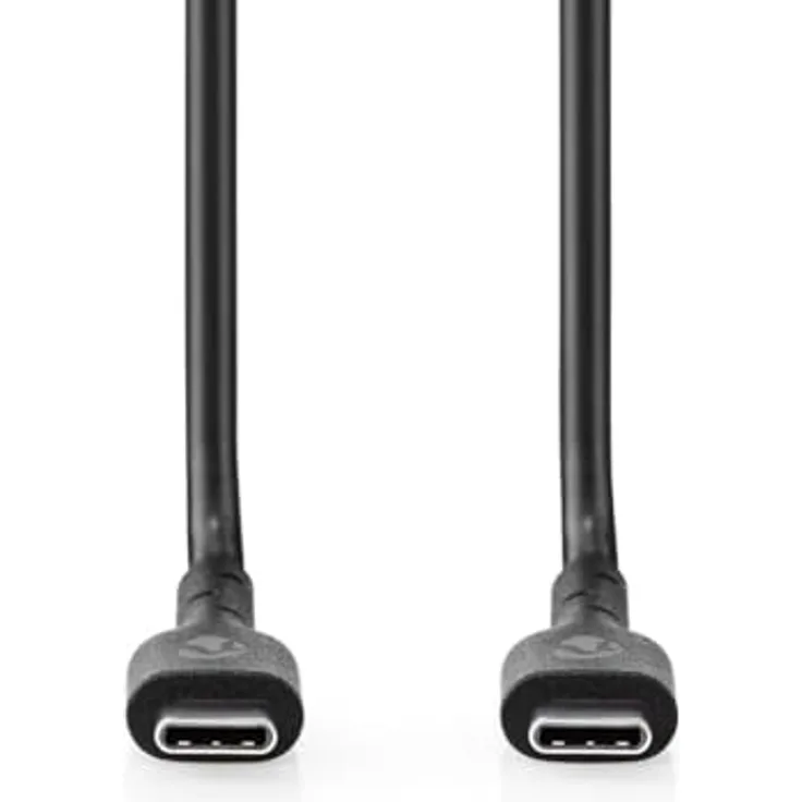 Nedis USB-Kabel USB 2.0, USB-C Stecker, 240 W, 480 Mbps, 2.00 m, rund, PVC, schwarz
