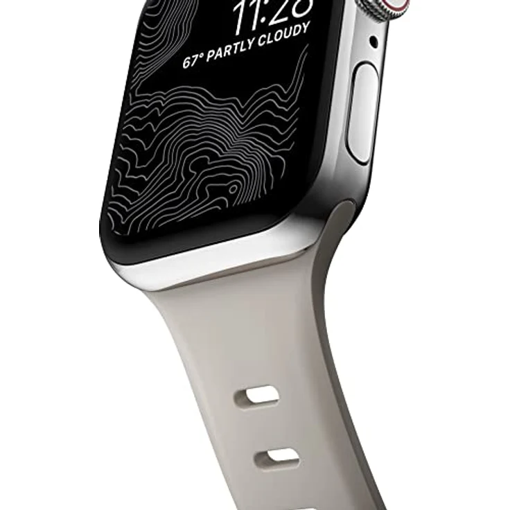 Nomad Sport Band Slim Apple Watch 42mm - 44mm - 45mm Bone - (NM01146285) – Bild 5