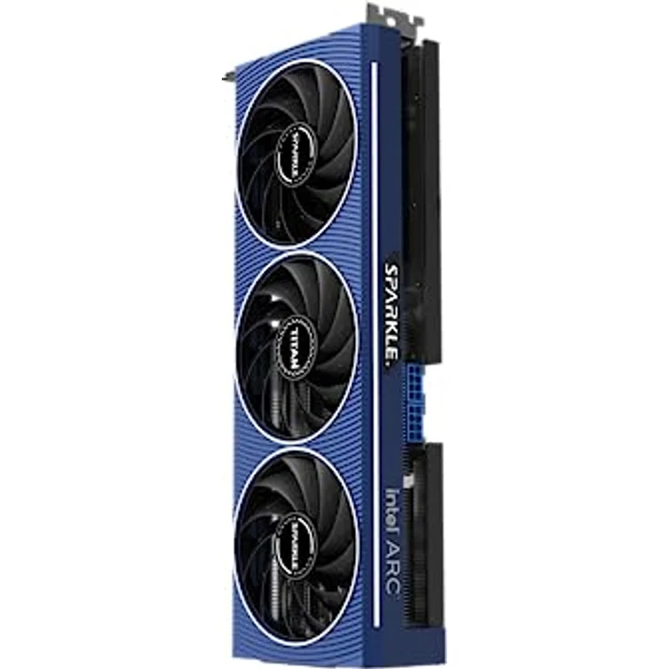 SPARKLE Intel Arc A770 Titan OC Edition, 16 GB GDDR6, ThermalSync, zerrissene Kühlung, Axiallüfter, Metall-Rückplatte, SA770T-16GOC – Bild 5