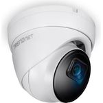 TRENDnet TV-IP1515PI Indoor Outdoor 5 MP H.265 PoE IR Fixed Turret Netzwerkkamera, IP66-Gehäuse, IR-Nachtsicht bis zu 30 m (98 Fuß), Sicherheitsüberwachungskamera, microSD-Kartensteckplatz, Weiß