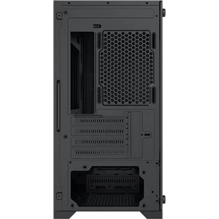 Xigmatek Lux M PC-Gehäuse Mini Tower Micro-ATX, Schwarz – Bild 5