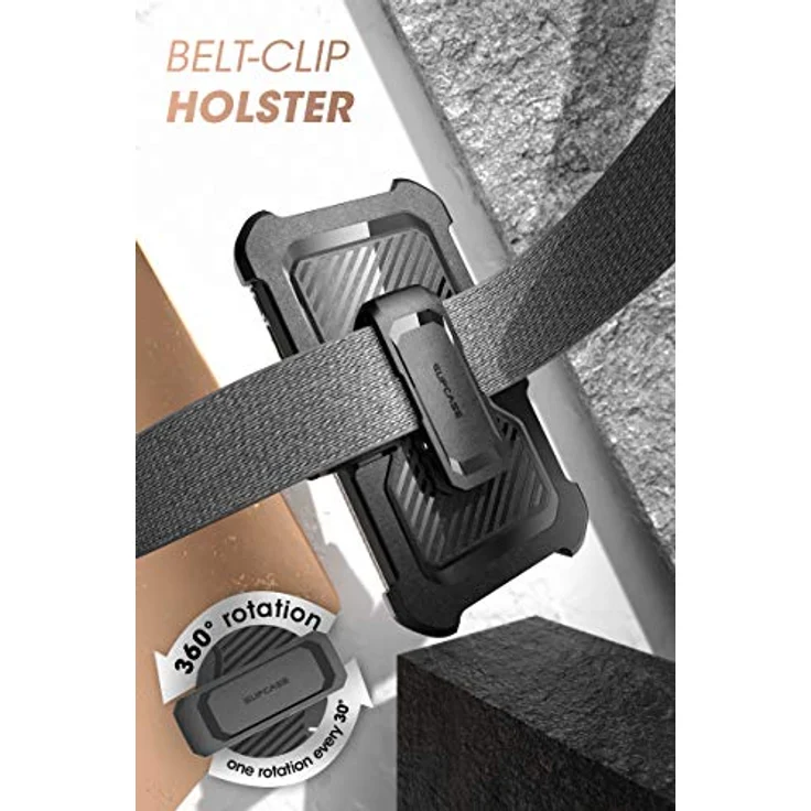 SUPCASE iPhone 11 Hülle 360 Grad Handyhülle Outdoor Case Bumper Schutzhülle Full Cover [Unicorn Beetle Pro] mit Integriertem Displayschutz und Gürtelclip 6.1 Zoll 2019 Ausgabe (Schwarz) – Bild 6