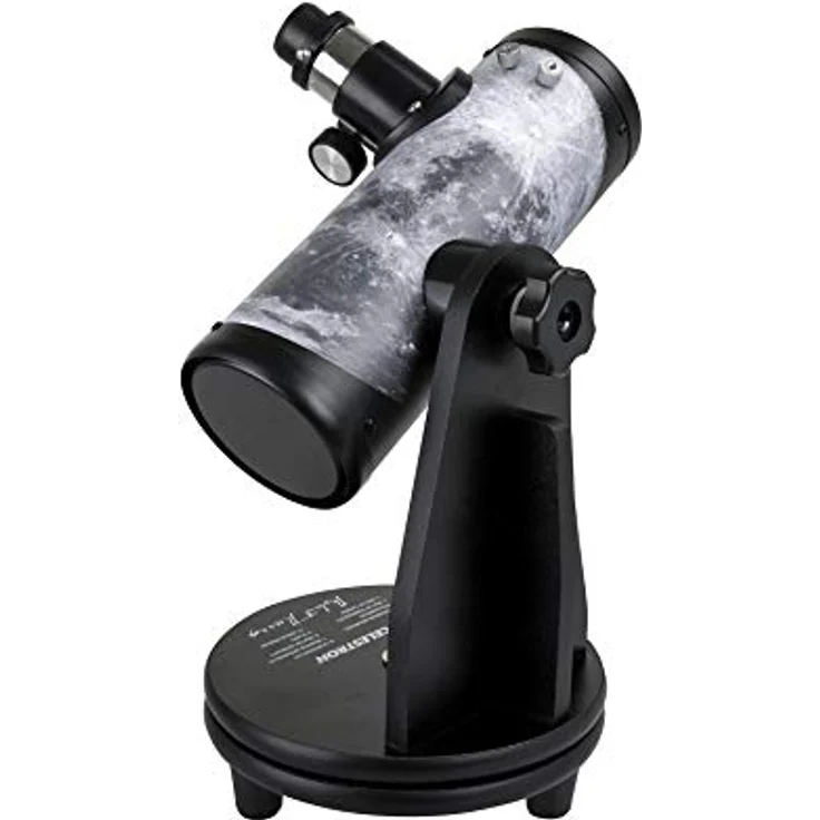 Celestron FirstScope Teleskop, Mond von Robert Reeves, schwarz – Bild 4