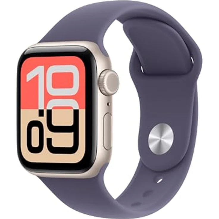 Apple Watch Band Sportarmband 40 mm Nebelviolett M/L, Hochleistungs-Fluorelastomer, robust und weich mit innovativem Verschluss – Bild 2