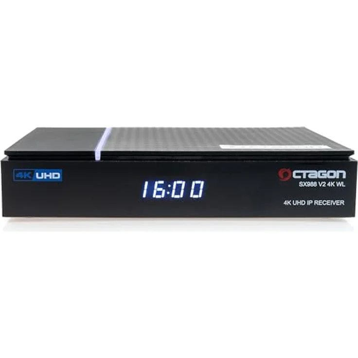 Octagon SX988 V2, 4K UHD Linux Smart TV Receiver mit WLAN, HDMI CEC, Multiroom Client und lernbarer Fernbedienung – Bild 3