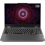 Lenovo LOQ 15ARP9, Gaming Laptop mit AMD Ryzen 7 7435HS, 24GB RAM, 512GB SSD, NVIDIA RTX 4050, 15,6" FHD 144Hz, Luna Grey