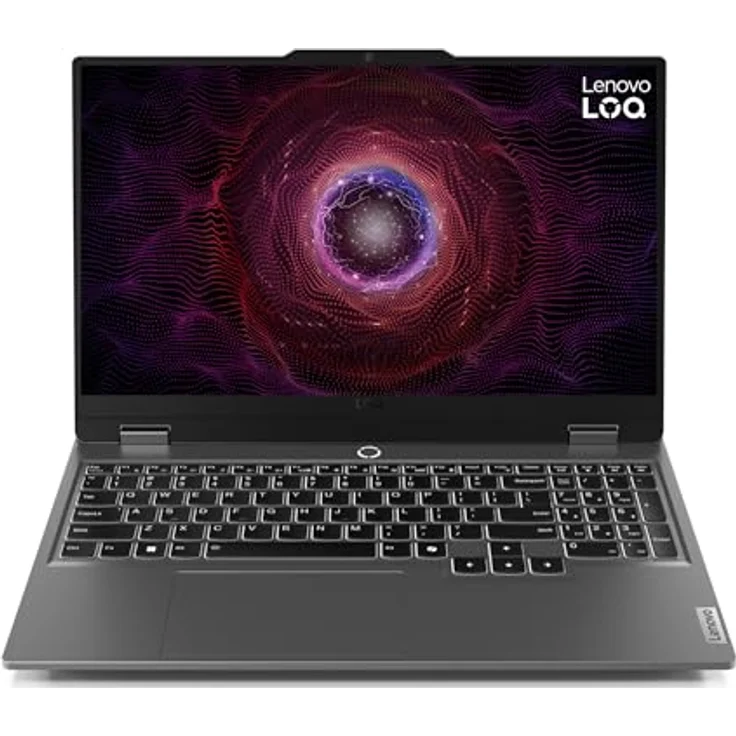 Lenovo LOQ 15ARP9, Gaming Laptop mit AMD Ryzen 7 7435HS, 24GB RAM, 512GB SSD, NVIDIA RTX 4050, 15,6" FHD 144Hz, Luna Grey – Bild 1