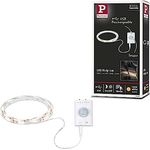 Paulmann 78900 LED Strip batteriebetrieben inkl. Bewegungsmelder und Dämmerungssensor 1m 1,4W 140lm/m 3000K Weiß Kunststoff