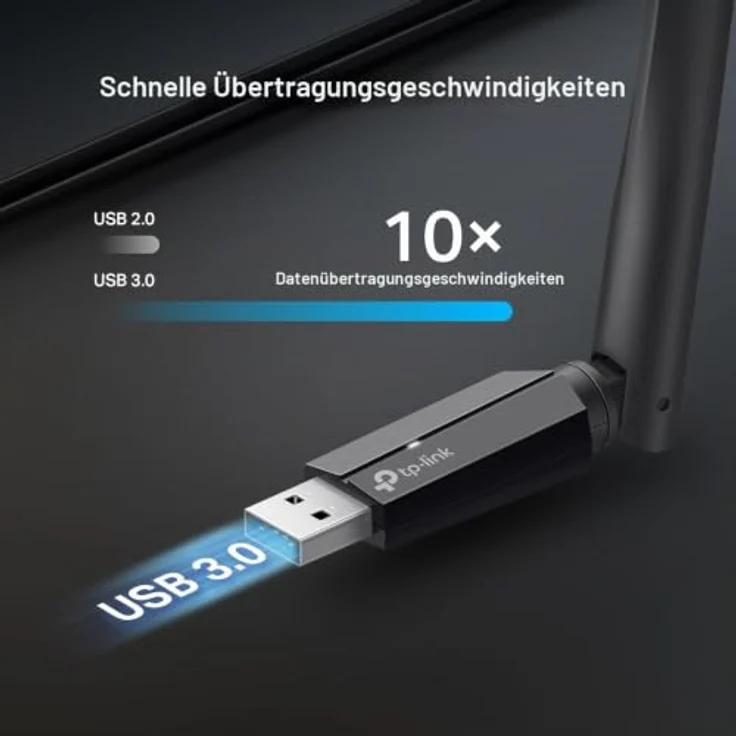 TP-Link Archer TBE400U Plus, WLAN-Adapter USB-A mit Wi-Fi 7 Tri-Band, 6452 MBit/s – Bild 9