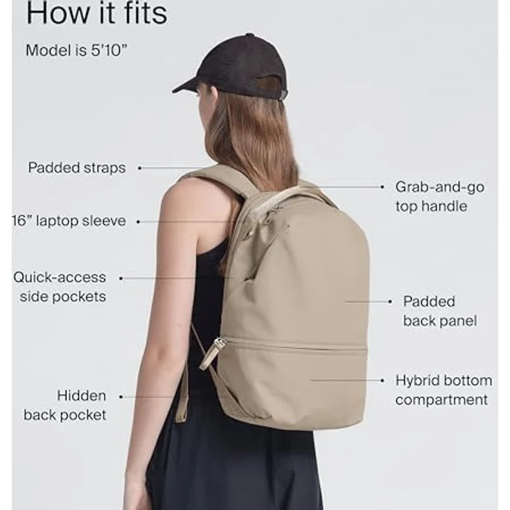 Urth Arkose 20L Backpack, Fotorucksack in Beige mit geräumigem Stauraum für Kameraequipment – Bild 5