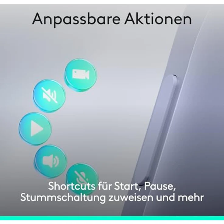 LOGITECH Spotlight 2 Presenter, Lilac – mit haptischem Feedback, digitalen Highlight-Effekten und anpassbaren Aktionen für Präsentationen in PowerPoint, Google Slides, Keynote, Zoom und Teams – Bild 5