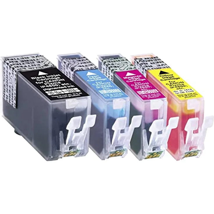 Basetech Tinte ersetzt Canon PGI-525, CLI-526 Kompatibel Kombi-Pack Schwarz, Cyan, Magenta, Gelb BTC81 1513,0050-126 (1513,0050-126)