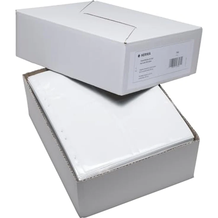 Herma Fotoalbum Fotophan Hülle x 250 (23 x 31 cm) - Weiß, Polypropylen, 250 Stück, für 8 Abzüge 3,5x5" (9x13 cm) – Bild 2