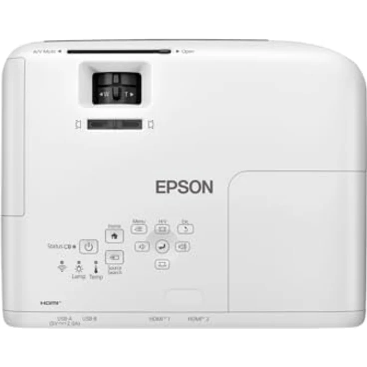 Epson EB-W55 3LCD-Projektor, HD-Ready, 4000 Lumen, 16:10, WXGA (1280x800), WiFi, HDMI, Weiss – Bild 4