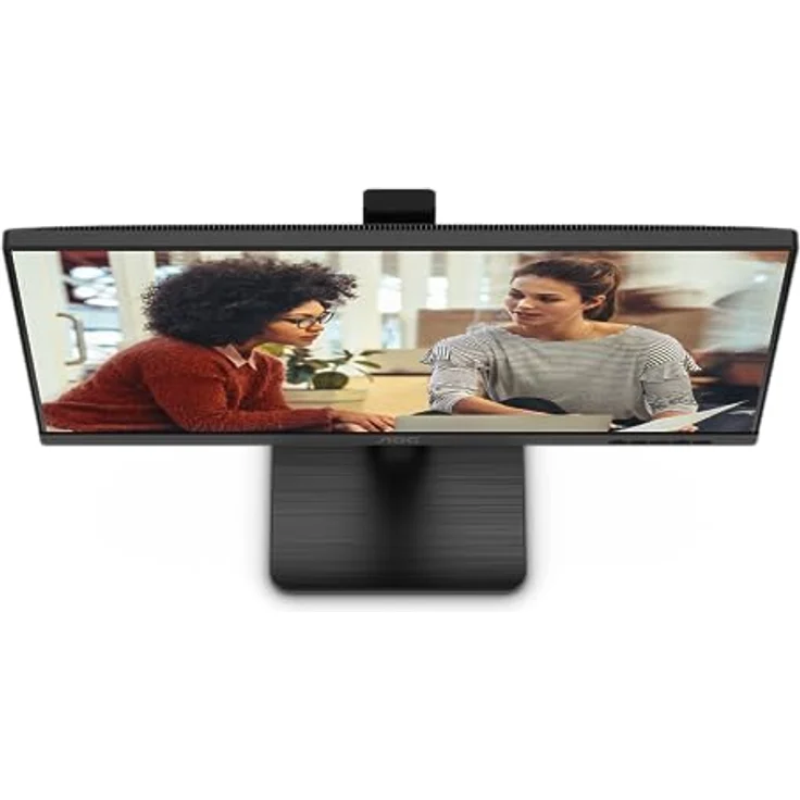 AOC 27E3QAF - 27 Zoll Full HD Monitor, Lautsprecher, höhenverstellbar (1920x1080, 75 Hertz, VGA, HDMI, DisplayPort) schwarz – Bild 3