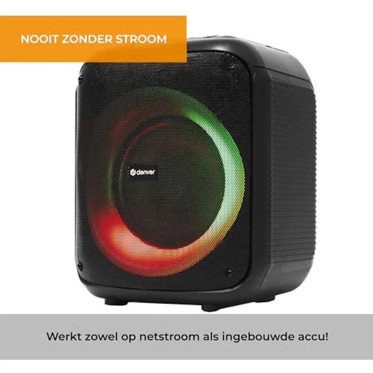 Denver BPS-250 Bluetooth Lautsprecher (4 h Batteriebetrieb) in Schwarz – Bild 9