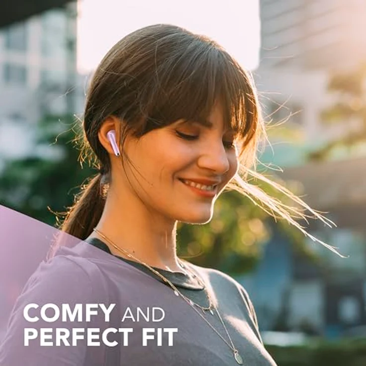 Music Sound Breeze, Kapselartiges Bluetooth-Headset mit True Wireless Stereo (TWS), 64 g, Pink – Bild 6