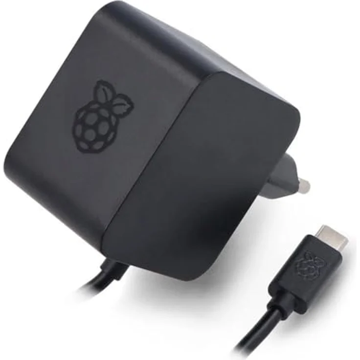 offizieller Raspberry Pi 5 USB-C Netzteil 27W, USB-C Power Supply, schwarz – Bild 2