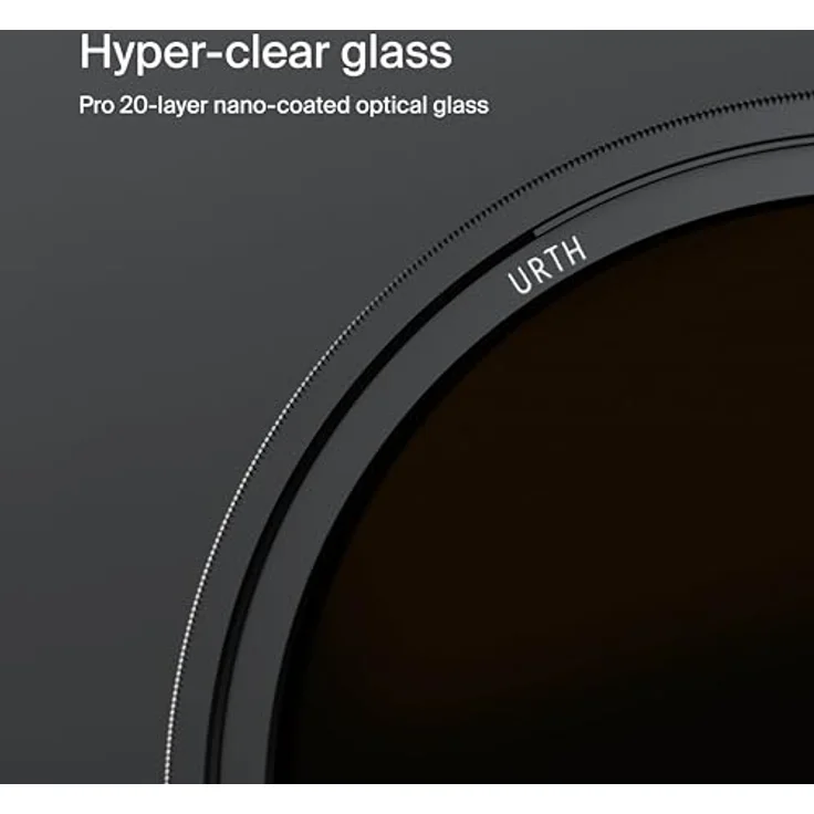 Urth 77 mm Polfilter (Polarisationsfilter) CPL + Graufilter ND64 Filter (Plus+), reduziert Reflektionen und kontrolliert Lichteffekte, blau – Bild 3