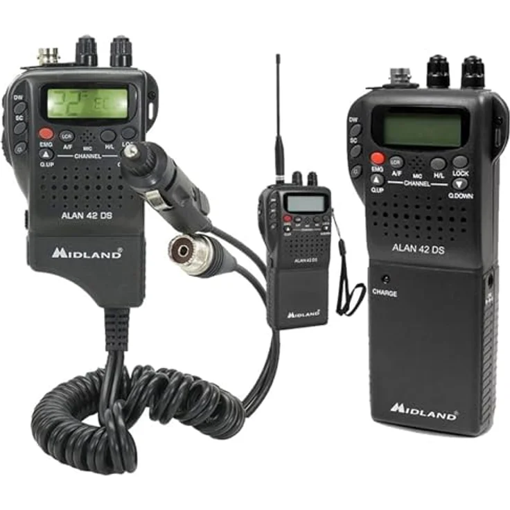CB Portable Midland Alan 42 DS mit Squelch Automat Digital C1267 – Bild 3