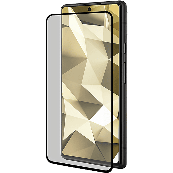 ISY IPG 5185-2.5D Schutzglas für Google Pixel 8, bruchsicheres Display-Schutzglas, schwarz