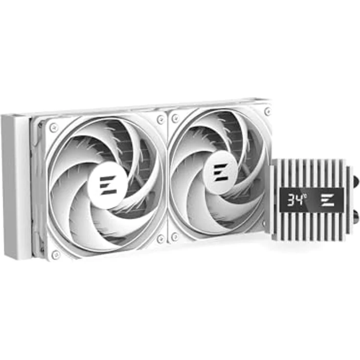 Zalman Kit Watercooling AIO Alpha2 RGB, 240mm, effiziente Kühlung in Weiß – Bild 4