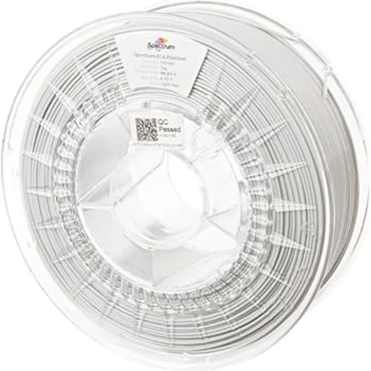 Spectrum Filaments PLA Premium Light Grey, 3D-Druckmaterial, 1 kg, Filamentdurchmesser 1,75 mm – Bild 2