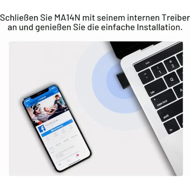 TP-Link Mercusys MA14N AX3000 Nano Wi-Fi USB Adapter, High-Speed Wi-Fi 6 mit bis zu 287 Mbit/s, Plug-and-Play für Windows und Linux – Bild 6