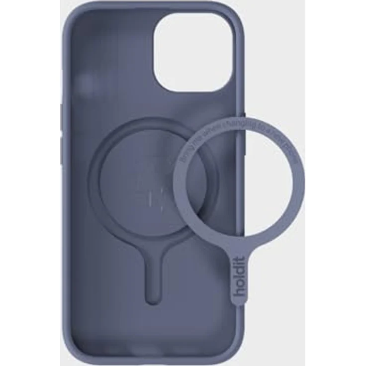 HOLDIT Soft Case Magsafe, Backcover für Apple iPhone 16E/15/14/13, Pacific Blue, aus recyceltem Kunststoff mit integriertem MagSafe – Bild 5