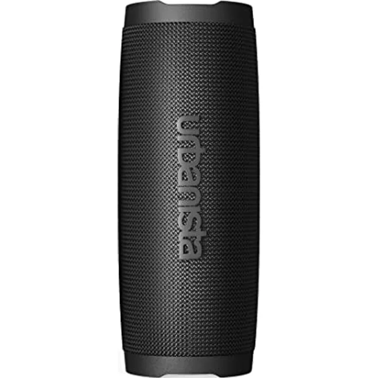 Urbanista Nashville Kabelloser Lautsprecher Bluetooth 5.2 Dual Pairing, Tragbarer Lautsprecher IPX7 Wasserdicht, 18H Spielzeit, Tastensteuerung, Lauter Stereo Sound, Outdoor Lautsprecher, Schwarz