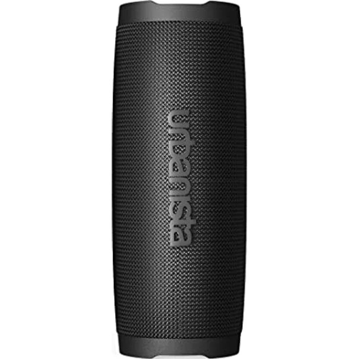 Urbanista Nashville Kabelloser Lautsprecher Bluetooth 5.2 Dual Pairing, Tragbarer Lautsprecher IPX7 Wasserdicht, 18H Spielzeit, Tastensteuerung, Lauter Stereo Sound, Outdoor Lautsprecher, Schwarz – Bild 1